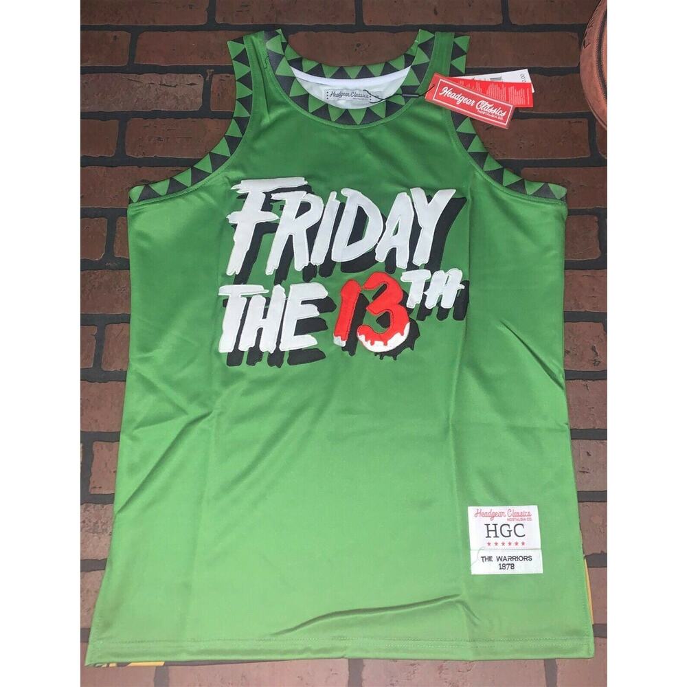 FRIDAY THE 13TH Headgear Classics Basketball Jersey ~Never Worn~‎ M